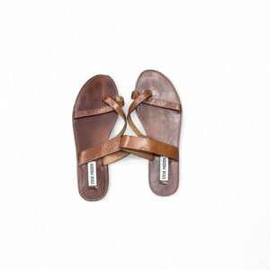 WOMENS BROWN LEATHER SANDALS BY‎ NINE WEST SIZE 8.5